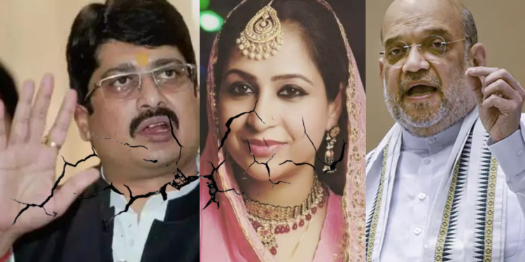 MLA Raghuraj Pratap Singh’s Wife Appeals to Amit Shah Over Alleged Fraud by Akshay Pratap Singh